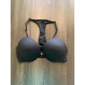 Victoria's Secret Black 32D Body By Victoria Perfect Shape Front Close Bra VS